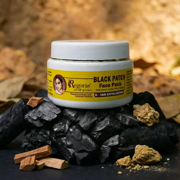 black patch face pack