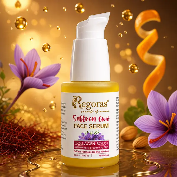 new saffron glow face serum