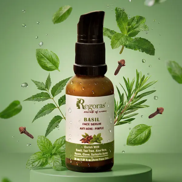 basil face serum