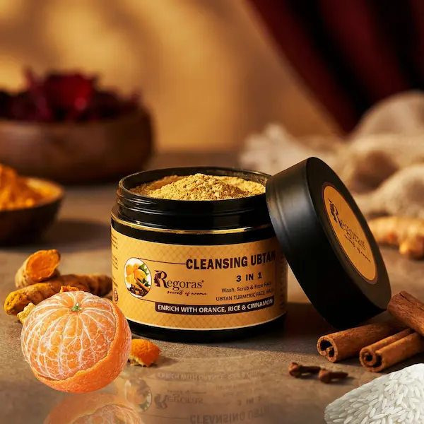 regoras 3-in-1 cleansing ubtan face wash