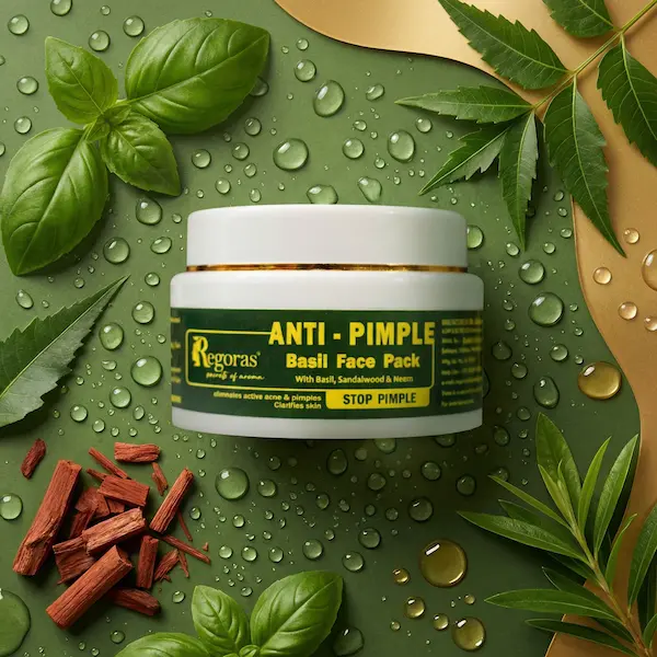 anti-pimple basil face pack