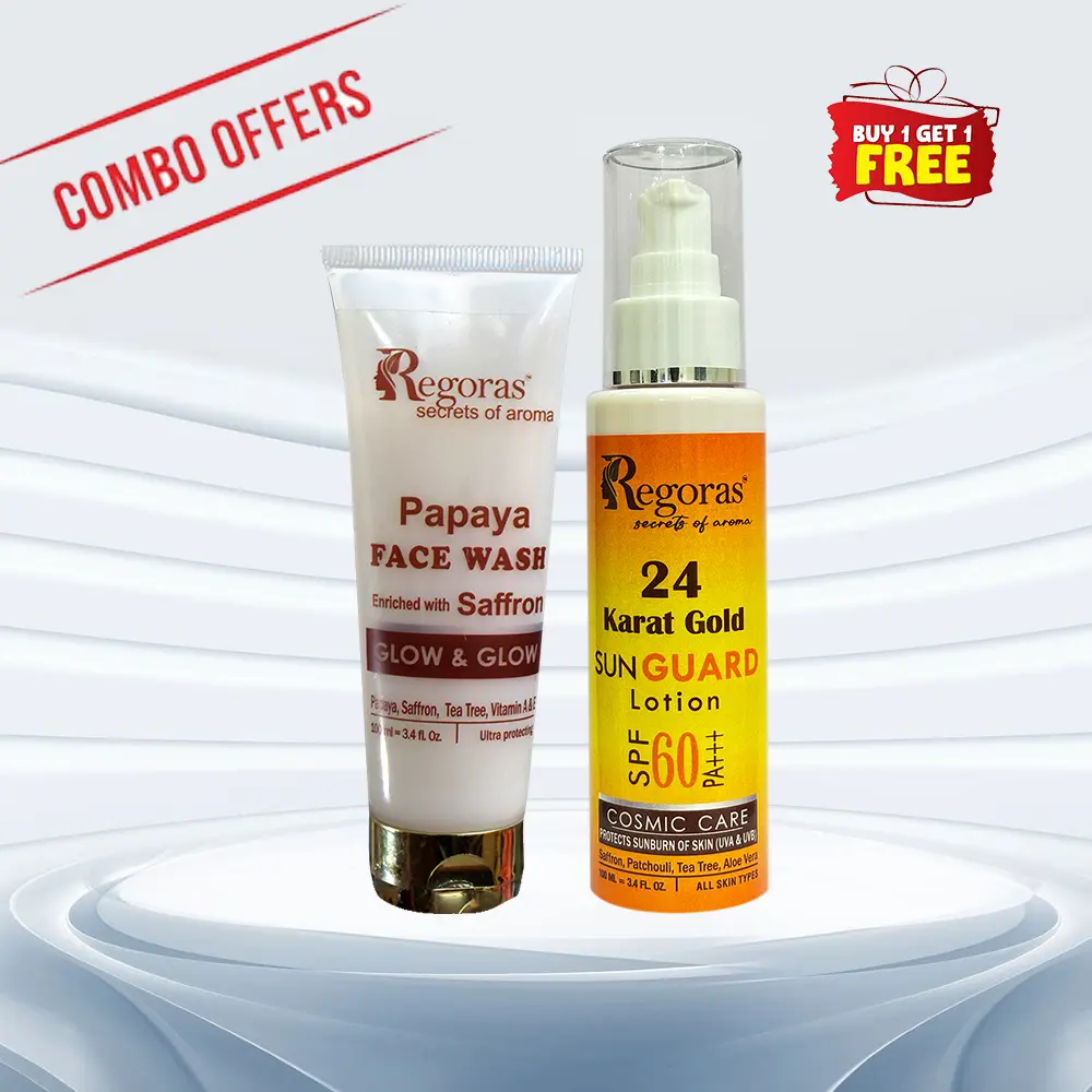 Sun Guard Lotion and Papaya Face Wash Combo