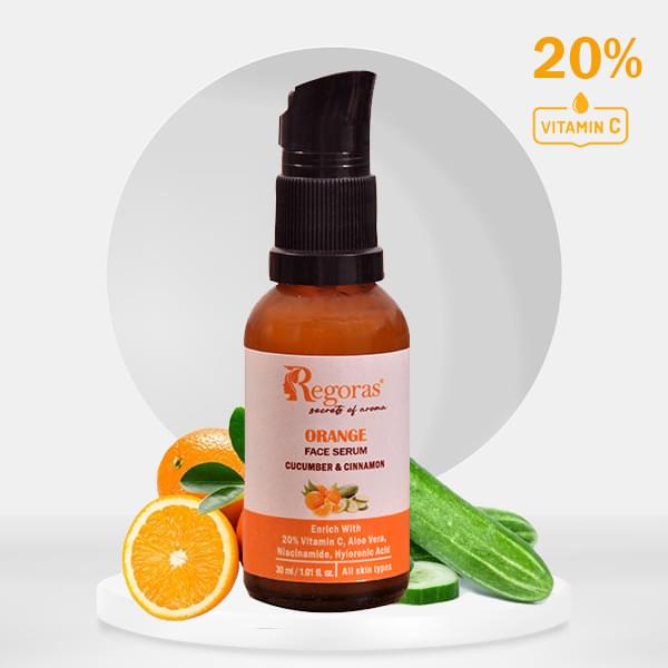 orange face serum