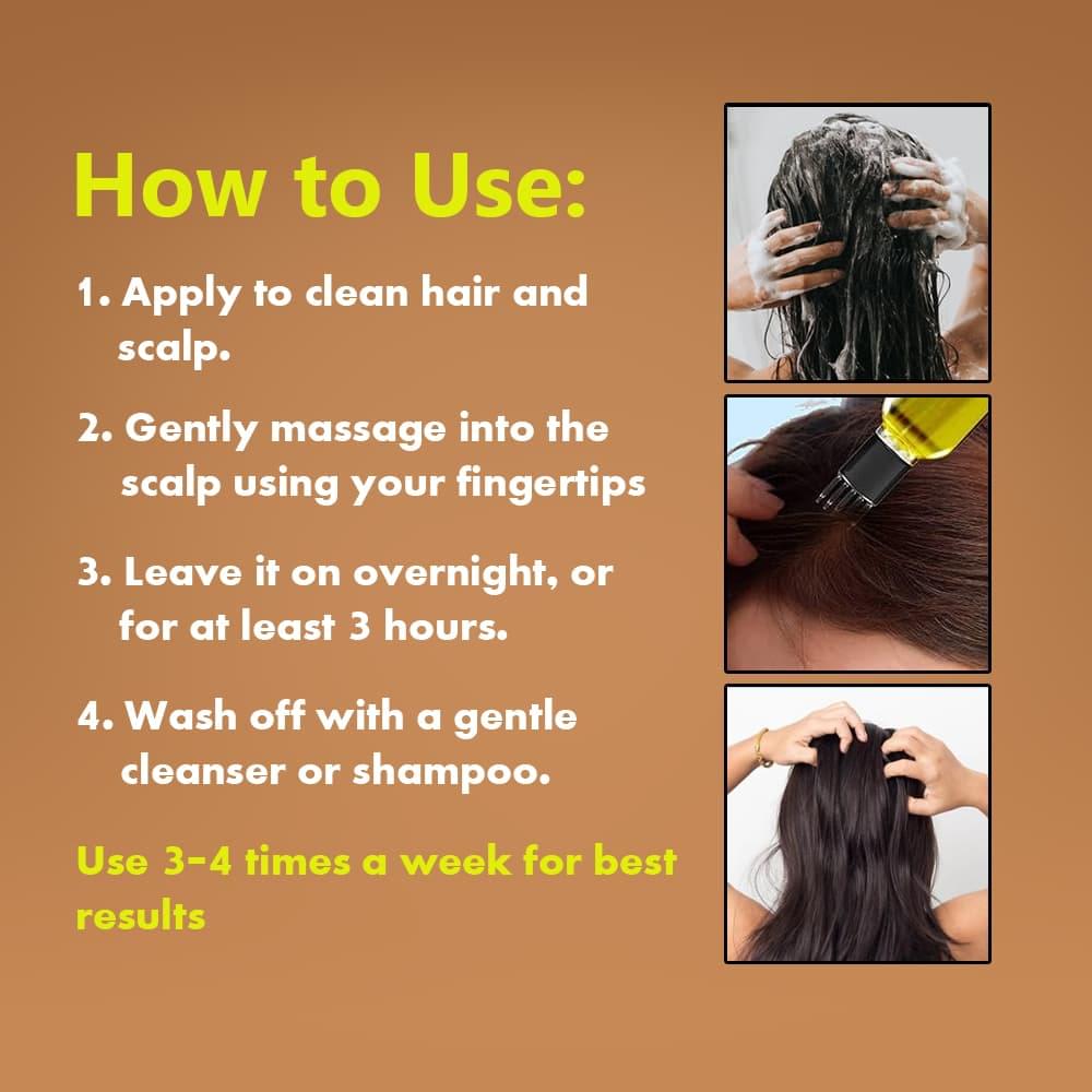 how to use Hair Growth Oil for Hair Fall Control