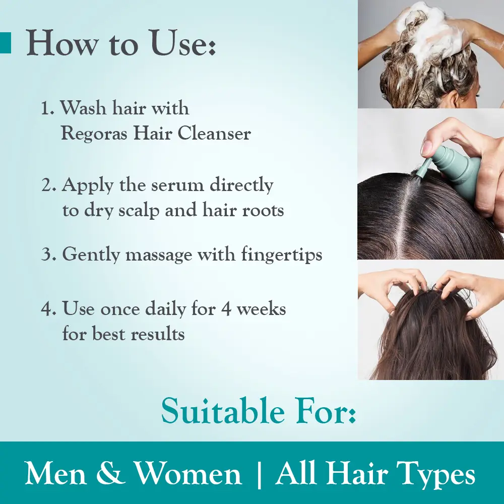 how to use regorous Hair Growth Serum