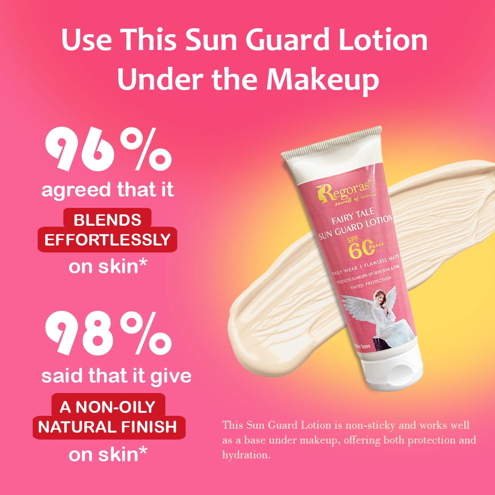 use Sun Guard Lotion under makeup